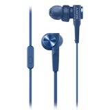 Sony MDR-XB55AP Écouteurs Avec fil Ecouteurs Bleu, Casque/Écouteur Bleu, Avec fil, 4 - 24000 Hz, Écouteurs, Bleu
