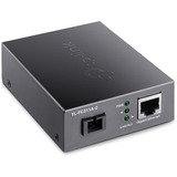 TP-Link TL-FC311A-2 convertisseur de support réseau 1000 Mbit/s Monomode Noir 1000 Mbit/s, IEEE 802.3ab, IEEE 802.3i, IEEE 802.3u, IEEE 802.3z, Gigabit Ethernet, 10,100,1000 Mbit/s, 1000 Mbit/s, Complète, Demi