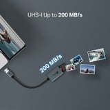 TP-Link UA430 lecteur de carte mémoire USB 3.2 Gen 1 (3.1 Gen 1) Type-C Gris Gris, MicroSD (TransFlash), SD, Gris, CE, FCC, RoHS, BSMI, USB 3.2 Gen 1 (3.1 Gen 1) Type-C, 48,4 mm, 34,2 mm