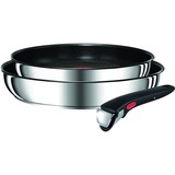 Tefal Ingenio Preference lot de casseroles 3 pièce(s), Set de louche Acier inoxydable, Acier inoxydable, Acier inoxydable, Titanium Excellence, Noir, Thermo-Spot, Amovible