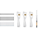 Thermaltake SWAFAN 140 EX INFINITY ventilateurs de boîtier RGB  Blanc, 3 pièces, 144 x 140 x 28 mm, PWM