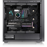 Thermaltake  boîtier big tower Noir | 2x USB-A | 1x USB-C | Verre Trempé