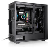 Thermaltake  boîtier big tower Noir | 2x USB-A | 1x USB-C | Verre Trempé