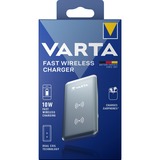 Varta 57912 101 111 chargeur d'appareils mobiles Argent Intérieure, Station de recharge Intérieure, Secteur, Recharge sans fil, 0,75 m, Argent