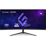 ViewSonic VX3418C-2K écran plat de PC 86,4 cm (34") 3440 x 1440 pixels UltraWide Quad HD Noir Moniteur gaming incurvé  Noir, 86,4 cm (34"), 3440 x 1440 pixels, UltraWide Quad HD, Noir