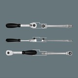 Wera 8100 SA 10 Zyklop Jeu de cliquets métalliques, 1/4", Set d'outils Noir/Vert, Clé à cliquet tout métal de 28 pièces avec carré d'entraînement