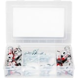 fischer Boîte Meister DUOBLADE chevilles pour plaques de plâtre Gris clair/Rouge