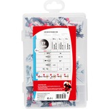 fischer Boîte Meister DUOBLADE chevilles pour plaques de plâtre Gris clair/Rouge