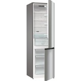 gorenje NRC62CSXL4 Pose libre 361 L Argent, Gris, Combination Réfrigérateur / congélateur Acier inoxydable, 361 L, SN-T, 13 kg/24h, C, Nouvelle zone compartiment, Argent, Gris