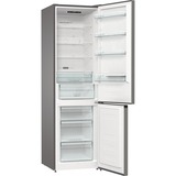 gorenje NRC62CSXL4 Pose libre 361 L Argent, Gris, Combination Réfrigérateur / congélateur Acier inoxydable, 361 L, SN-T, 13 kg/24h, C, Nouvelle zone compartiment, Argent, Gris