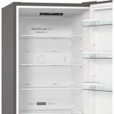 gorenje NRC62CSXL4 Pose libre 361 L C Argent, Gris, Combination Réfrigérateur / congélateur Acier inoxydable, 361 L, SN-T, 13 kg/24h, C, Nouvelle zone compartiment, Argent, Gris