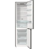 gorenje NRC62CSXL4 Pose libre 361 L C Argent, Gris, Combination Réfrigérateur / congélateur Acier inoxydable, 361 L, SN-T, 13 kg/24h, C, Nouvelle zone compartiment, Argent, Gris