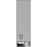 gorenje NRC62CSXL4 Pose libre 361 L C Argent, Gris, Combination Réfrigérateur / congélateur Acier inoxydable, 361 L, SN-T, 13 kg/24h, C, Nouvelle zone compartiment, Argent, Gris