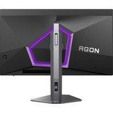 AOC AGON PRO AG276QKD2 QD-OLED 26.5" Moniteur gaming Noir, 1x DisplayPort, 2x HDMI, 2x USB-A, 500 Hz, 67,3 cm (26.5"), 2560 x 1440 pixels, Quad HD, QD-OLED, 0,03 ms, Noir, Gris