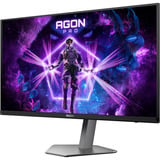 AOC AGON PRO AG276QKD2 QD-OLED 26.5" Moniteur gaming Noir, 1x DisplayPort, 2x HDMI, 2x USB-A, 500 Hz, 67,3 cm (26.5"), 2560 x 1440 pixels, Quad HD, QD-OLED, 0,03 ms, Noir, Gris