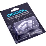 Alphacool 17059 raccord des tuyaux d'eau Connecteur de tuyau Laiton Nickel, Argent 1 pièce(s) Chrome, Connecteur de tuyau, 1/4", Mâle/Femelle, Laiton, Nickel, Argent