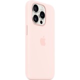 Apple Coque en silicone avec MagSafe pour iPhone 15 Pro, Housse/Étui smartphone Rose clair