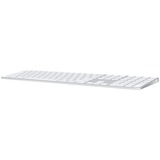 Apple Magic Keyboard clavier Bluetooth QWERTY Anglais britannique Blanc Argent/Blanc, Layout  Royaume-Uni, Taille réelle (100 %), Bluetooth, QWERTY, Blanc