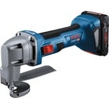 Bosch BOSCH GSC 18V-16 E, 2x 4.0Ah ProC. LBOXX, Cisaille Bleu/Noir, Cisaille électrique, Sans brosse, Noir, Bleu, 3200 spm, 2 cm, 0,7 mm