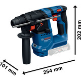 Bosch Marteau perforateur sans fil GBH 18V-18 Professional, 18Volt, Marteau piqueur Bleu/Noir