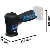 Bosch Polisseuse sans fil GPO 12V-77 Professional solo, 12 Volt Bleu/Noir