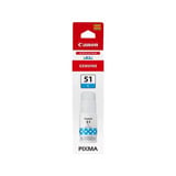 Canon GI-51C, haut rendement, bouteille d'encre, cyan haut rendement, bouteille d'encre, cyan, Original, Cyan, Canon, PIXMA G1520, G2520, G2560, G3520, G3560, 7700 pages, Jet d'encre