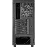 Chieftec HUNTER 2 Midi Tower Noir, boîtier pc Noir | 1x USB-A | 1x USB-C | RGB | Verre Trempé