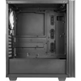 Chieftec HUNTER 2 Midi Tower Noir, boîtier pc Noir | 1x USB-A | 1x USB-C | RGB | Verre Trempé