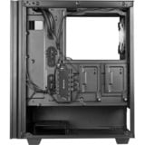 Chieftec HUNTER 2 Midi Tower Noir, boîtier pc Noir | 1x USB-A | 1x USB-C | RGB | Verre Trempé