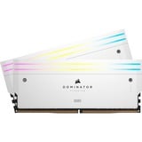 Corsair 32 Go DDR5-6600 Kit, Mémoire vive Blanc, CMP32GX5M2X6600C32W, Dominator Titanium RGB, XMP