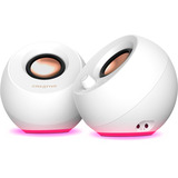Creative Pebble Pro, Haut-parleur PC Blanc
