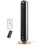 DREO Ventilateur tour & Chauffage soufflant 806S, Radiateur soufflant Argent/Noir