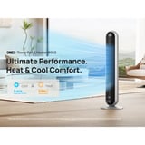 DREO Ventilateur tour & Chauffage soufflant 806S, Radiateur soufflant Argent/Noir
