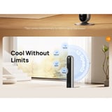 DREO Ventilateur tour & Chauffage soufflant 806S, Radiateur soufflant Argent/Noir