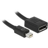 DeLOCK Câble adaptateur Mini DisplayPort > DisplayPort 1.4, 8K Noir