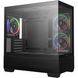 DeepCool CG380 3F boîtier midi tower Noir | 2x USB-A | 1x USB-C | RGB | Verre Trempé