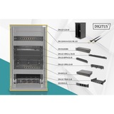 Digitus 25,4 cm (10") Set 3 B 12HE, Armoire informatique Noir