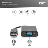 Digitus AK-340410-001-S, Adaptateur Noir