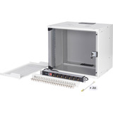 Digitus Ensemble réseau SOHO Pro 19" 540x400 mm (LxP), Armoire informatique Gris clair