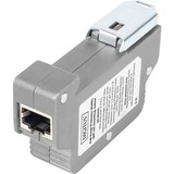 Digitus Protection contre les surtensions PoE (RJ-45), montage sur rail DIN Gris