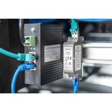Digitus Protection contre les surtensions PoE (RJ-45), montage sur rail DIN Gris