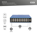 Digitus Réseau Ethernet Gigabit 16 ports, Switch 