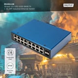 Digitus Réseau Ethernet Gigabit 16 ports, Switch 
