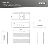 Digitus Réseau Ethernet Gigabit 16 ports, Switch 