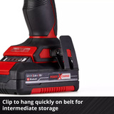 EINHELL Perceuse-visseuse à percussion professionnelle sans fil TP-CD 18/70 Li-i BL - Solo, 18 Volt, Perceuse à percussion Noir/Rouge