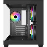 FSP  boîtier mini tower Noir | 3x USB-A | RGB | Window