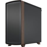 Fractal Design Summit boîtier midi tower Noir/bois | 2x USB-A | 1x USB-C