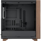 Fractal Design Summit boîtier midi tower Noir/bois | 2x USB-A | 1x USB-C