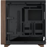 Fractal Design Summit boîtier midi tower Noir/bois | 2x USB-A | 1x USB-C