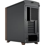 Fractal Design Summit boîtier midi tower Noir/bois | 2x USB-A | 1x USB-C